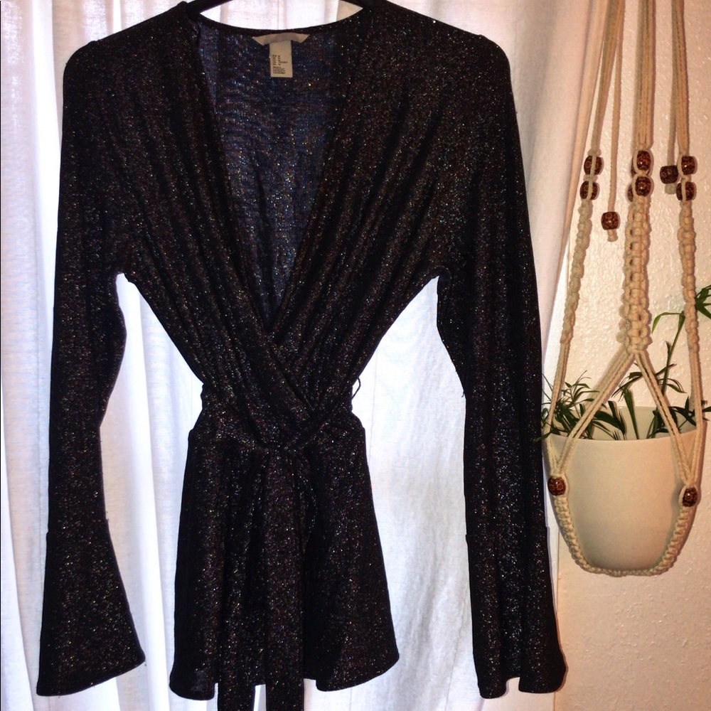 Black glittery dress